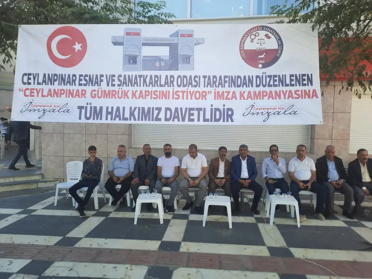 Ceylanpınar’da “Gümrük Kapısını İstiyoruz” kampanyası