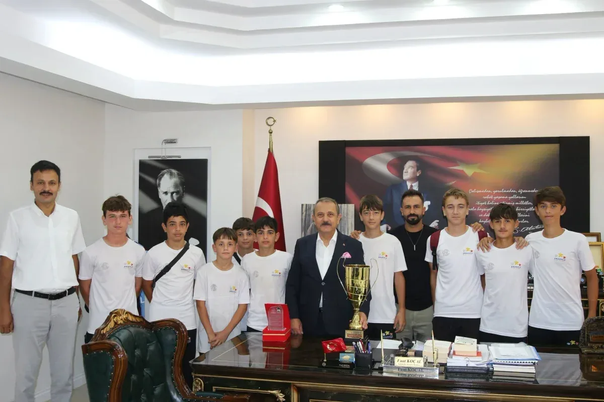 Türkiye Şampiyonlarından Başkan Koçal’a teşekkür
