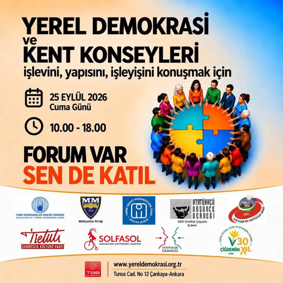 TBB destekli “Kent Konseyleri” forumunda kent konseyleri yok! Bu forum kimin?