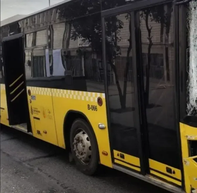 Bakırköy’de İETT otobüsünde yangın çıktı