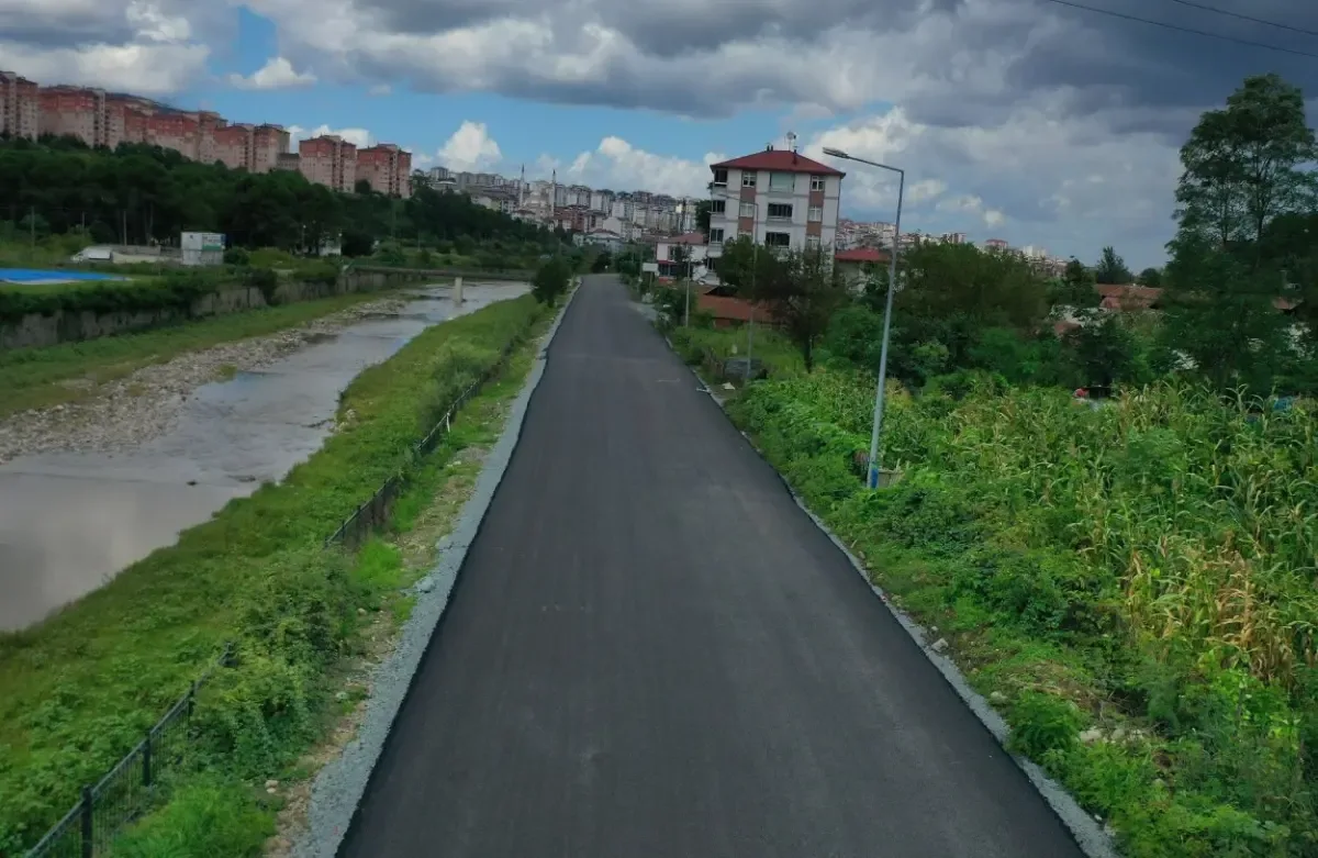 Ordu Eskipazar’a sıcak asfalt