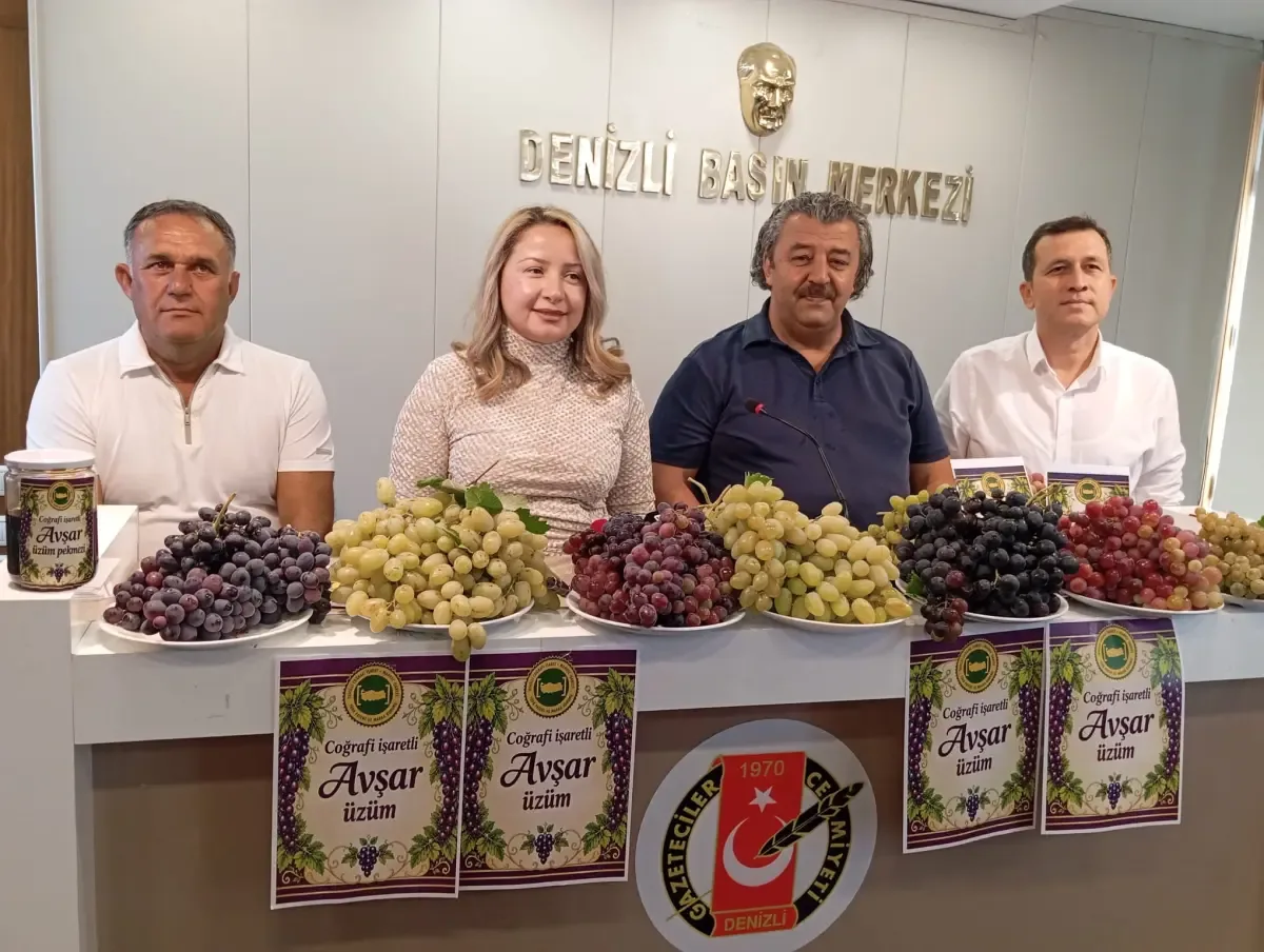 Denizli’de Avşar üzümü coğrafi işaret tescili aldı