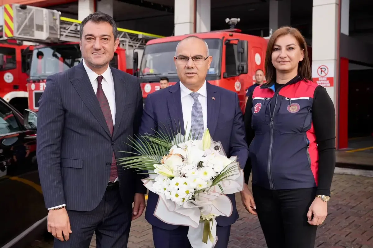 Giresun Valisi Mustafa Koç itfaiye haftasını kutladı