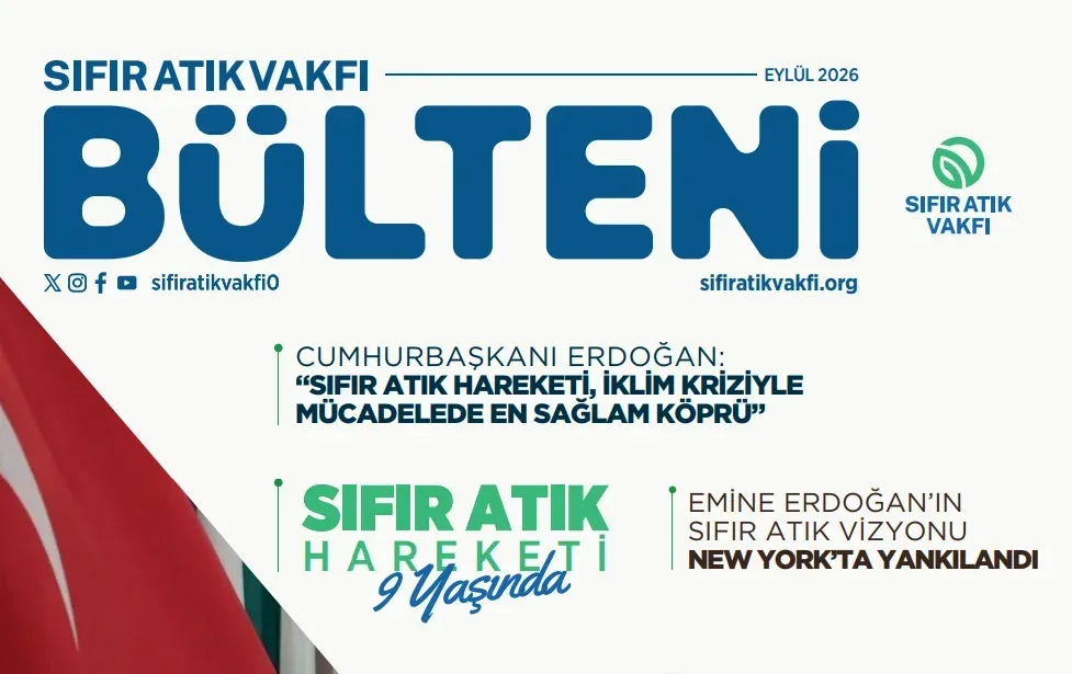 Sıfır Atık Vakfı, Eylül ayı bültenini yayımladı