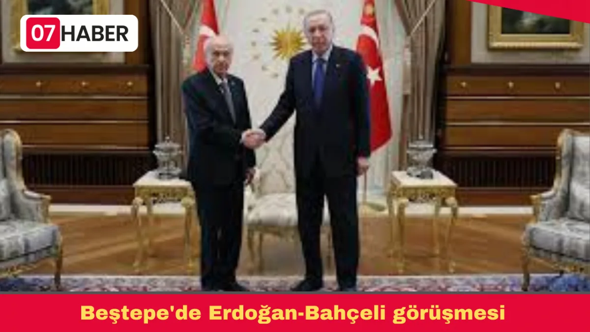 Beştepe'de Erdoğan-Bahçeli görüşmesi