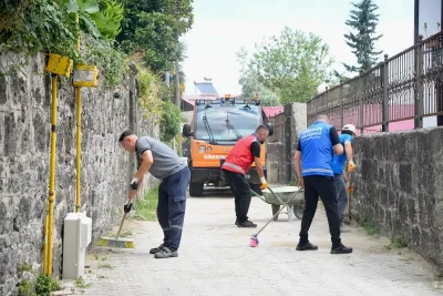 Giresun'da yaşam kalitesi artırmak için ekipler seferber