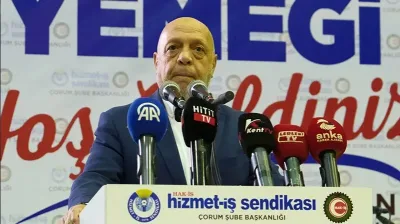 HAK-İŞ Başkanı Mahmut Arslan Çorum’dan seslendi: "Vergi Reformu şart"