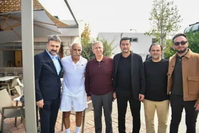 AKK Başkanı Halil İbrahim Yılmaz Ankara Open WTA 125 Turnuvası'na katıldı