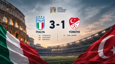İtalya 3-1 Türkiye, A Millî Takım deplasmanda mağlup