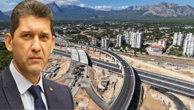 Antalya'da Duraliler Köprülü Kavşağı açıldı